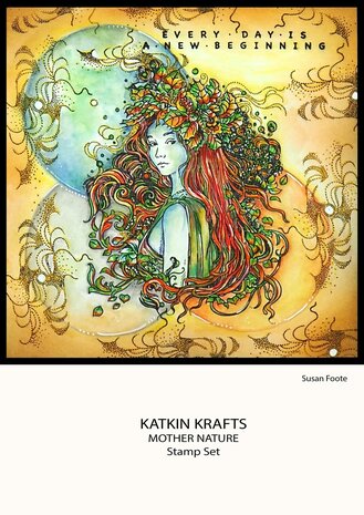 Katkin Krafts Mother Nature A5 Clear Stamp Set (KK0032) (OUTLET)