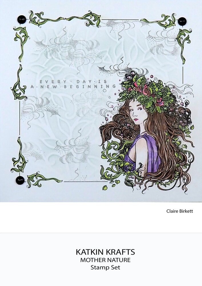 Katkin Krafts Mother Nature A5 Clear Stamp Set (KK0032) (OUTLET)