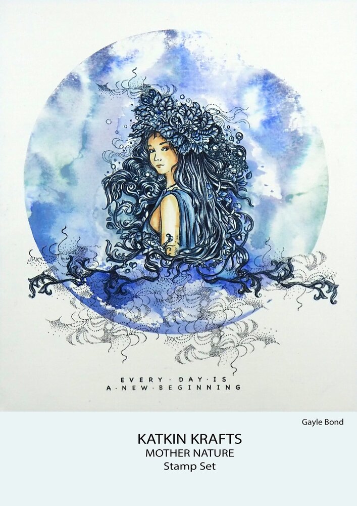 Katkin Krafts Mother Nature A5 Clear Stamp Set (KK0032) (OUTLET)