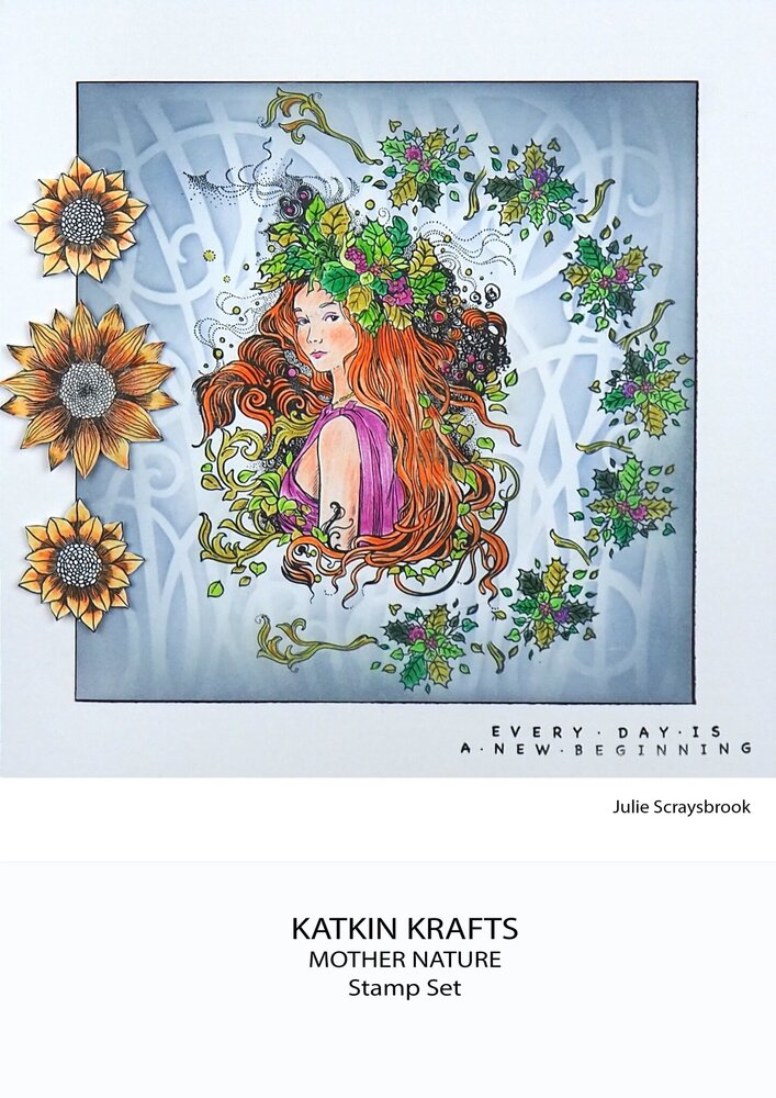 Katkin Krafts Mother Nature A5 Clear Stamp Set (KK0032) (OUTLET)