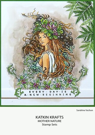 Katkin Krafts Mother Nature A5 Clear Stamp Set (KK0032) (OUTLET)