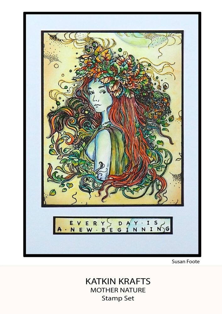 Katkin Krafts Mother Nature A5 Clear Stamp Set (KK0032) (OUTLET)