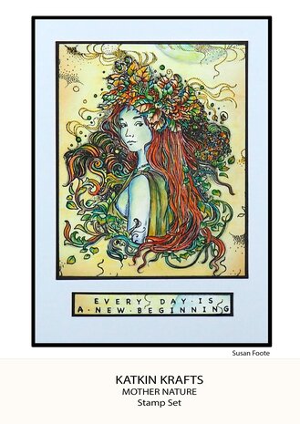 Katkin Krafts Mother Nature A5 Clear Stamp Set (KK0032) (OUTLET)