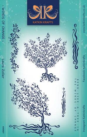 Katkin Krafts Winds Of Change A5 Clear Stamp Set (KK0027) (OUTLET) Katkin Krafts Winds Of Change A5 Clear Stamp Set (KK0027) (OUTLET)