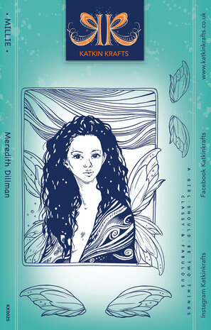 Katkin Krafts Millie A5 Clear Stamp Set (KK0025) (OUTLET)