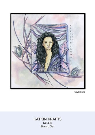Katkin Krafts Millie A5 Clear Stamp Set (KK0025) (OUTLET)