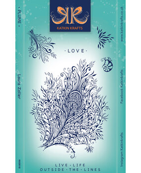 Katkin Krafts Plume A5 Clear Stamp Set (KK0018) (OUTLET)