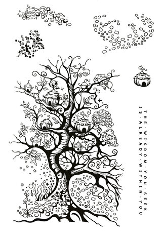 Katkin Krafts Tree Of Life A5 Clear Stamp Set (KK0017) (OUTLET)