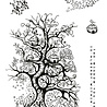 Katkin Krafts Tree Of Life A5 Clear Stamp Set (KK0017) (OUTLET)