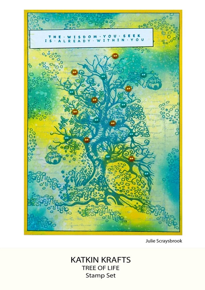 Katkin Krafts Tree Of Life A5 Clear Stamp Set (KK0017) (OUTLET)
