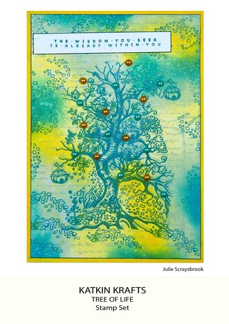 Katkin Krafts Tree Of Life A5 Clear Stamp Set (KK0017) (OUTLET)
