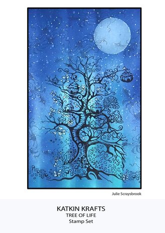 Katkin Krafts Tree Of Life A5 Clear Stamp Set (KK0017) (OUTLET)