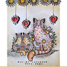 Katkin Krafts Sitting Pretty A5 Clear Stamp Set (KK0012) (OUTLET)