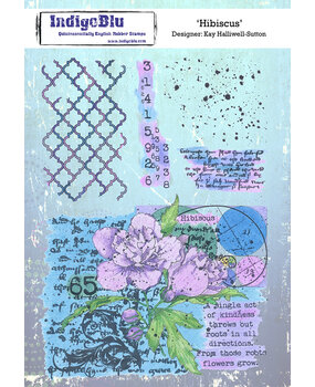 IndigoBlu Hibiscus A5 Rubber Stamps (IND1003) (OUTLET) IndigoBlu Hibiscus A5 Rubber Stamps (IND1003) (OUTLET)