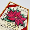 IndigoBlu Poinsettia Collage A6 Rubber Stamps (IND1002) (OUTLET)