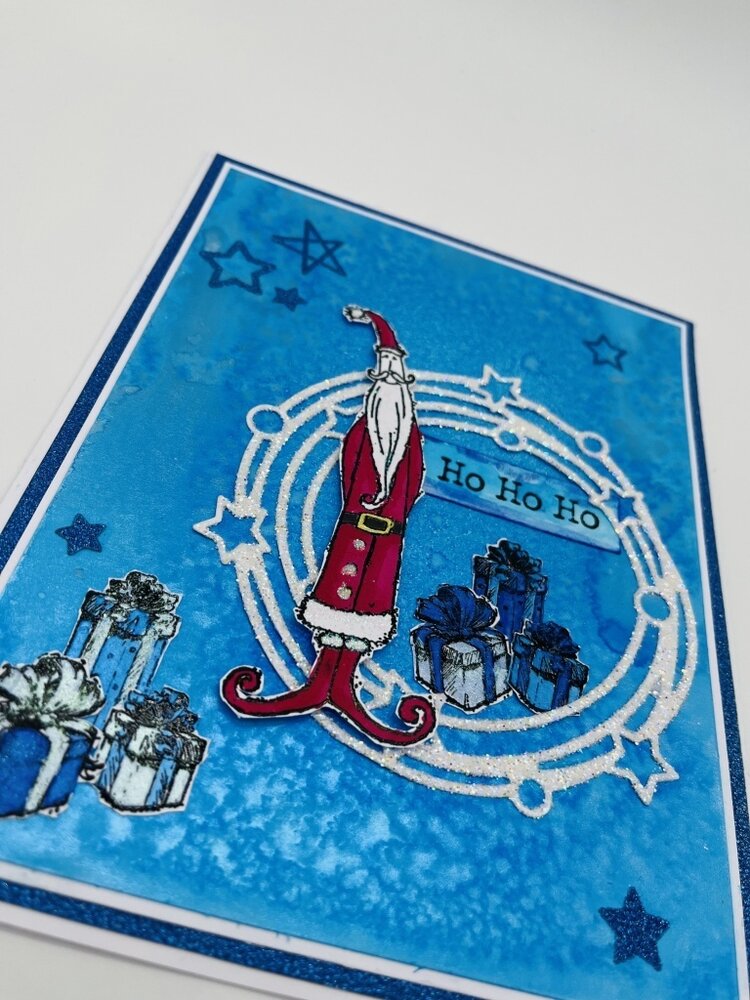 IndigoBlu Tall Santa A6 Rubber Stamps (IND1001) (OUTLET)