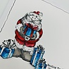 IndigoBlu Tall Santa A6 Rubber Stamps (IND1001) (OUTLET)