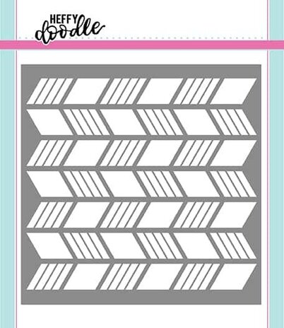 Heffy Doodle Slants VS Rhombies Stencil (HFD0097) (OUTLET) Heffy Doodle Slants VS Rhombies Stencil (HFD0097) (OUTLET)