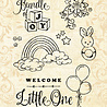 Graphic 45 Little One Clear Stamps (4502607) (OUTLET) Graphic 45 Little One Clear Stamps (4502607) (OUTLET)