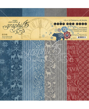 Graphic 45 Let's Get Cozy 12x12 Inch Patterns & Solids Pack (4502512) (OUTLET) Graphic 45 Let's Get Cozy 12x12 Inch Patterns & Solids Pack (4502512) (OUTLET)