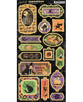 Graphic 45 Charmed Chipboard (4502472) (OUTLET) Graphic 45 Charmed Chipboard (4502472) (OUTLET)