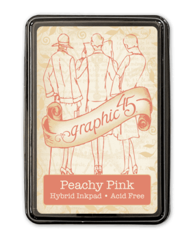 Graphic 45 Hybrid Inkpad Peachy Pink (4502391) (OUTLET) Graphic 45 Hybrid Inkpad Peachy Pink (4502391) (OUTLET)