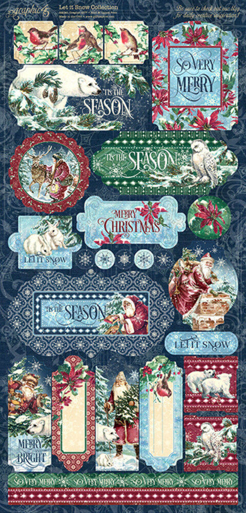 Graphic 45 Let it Snow Stickers (4502326) (OUTLET) Graphic 45 Let it Snow Stickers (4502326) (OUTLET)