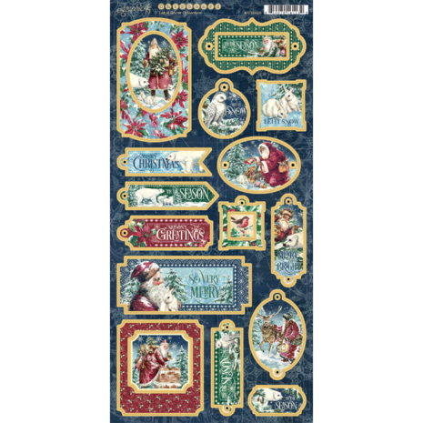 Graphic 45 Let it Snow Chipboard (4502325) (OUTLET) Graphic 45 Let it Snow Chipboard (4502325) (OUTLET)