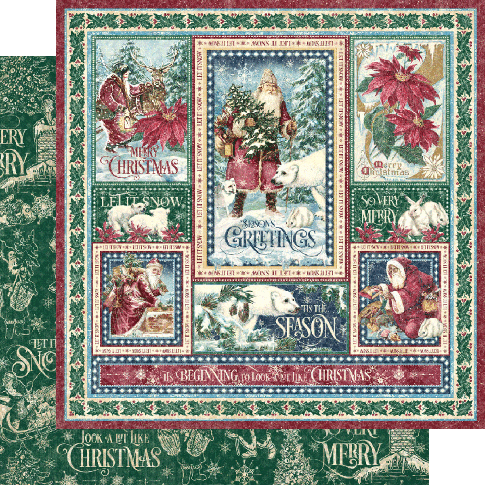 Graphic 45 Let it Snow 8x8 Inch Paper Pad (4502322) (OUTLET)