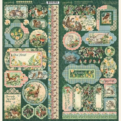 Graphic 45 Woodland Friends 12x12 Collection Pack (4502135) (OUTLET) Graphic 45 Woodland Friends 12x12 Collection Pack (4502135) (OUTLET)