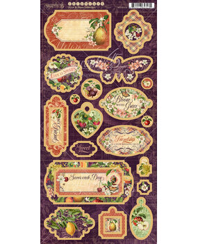 Graphic 45 Fruit & Flora Chipboard (4502002) (OUTLET) Graphic 45 Fruit & Flora Chipboard (4502002) (OUTLET)