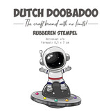 Dutch Doobadoo Outer Space Rubber Stamp A7 Astronaut Ufo (497.004.033) (OUTLET)