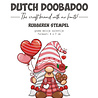 Dutch Doobadoo Rubber Stamp Gnome Meisje Valentijn (497.004.029) (OUTLET)