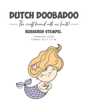 Dutch Doobadoo Rubber Stamp Zeemeermin Lailah (497.004.021) (OUTLET) Dutch Doobadoo Rubber Stamp Zeemeermin Lailah (497.004.021) (OUTLET)