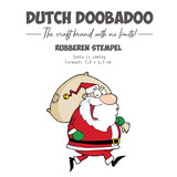 Dutch Doobadoo Rubber Stamp Santa Is Coming (497.004.014) (OUTLET)