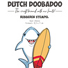 Dutch Doobadoo Rubber Stamp Haai Cheese (497.004.011) (OUTLET)