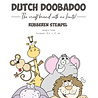 Dutch Doobadoo Rubber Stamp Jungle Team (497.004.010) (OUTLET)