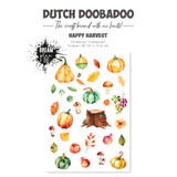 Dutch Doobadoo Dream Plan Do Happy Harvest A5 Sticker Sheet - Transparent (491.201.004) (OUTLET)