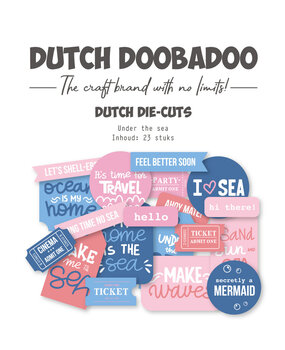 Dutch Doobadoo Sea World Die-cuts Under the Sea (23pcs) (474.007.507) (OUTLET) Dutch Doobadoo Sea World Die-cuts Under the Sea (23pcs) (474.007.507) (OUTLET)