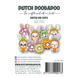 Dutch Doobadoo Happy Easter Die-cuts Easter Bunnies (9pcs) (474.007.059) (OUTLET)
