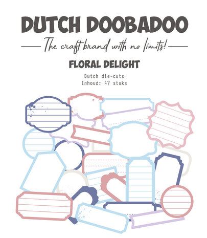 Dutch Doobadoo Dream Plan Do Floral Delight Dutch Die-Cuts (47pcs) (474.007.034) (OUTLET)