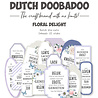 Dutch Doobadoo Dream Plan Do Floral Delight Dutch Die-Cuts (22pcs) (474.007.033) (OUTLET)