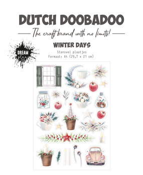 Dutch Doobadoo Dream Plan Do Winter Days A4 Die-cuts (474.007.022) (OUTLET)