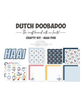 Dutch Doobadoo Crafty Kit Haai Five (473.005.063) (OUTLET) Dutch Doobadoo Crafty Kit Haai Five (473.005.063) (OUTLET)