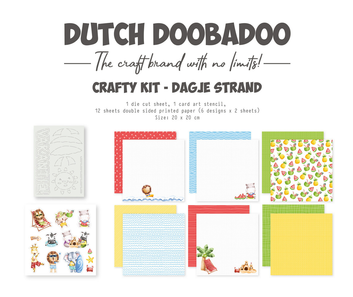 Dutch Doobadoo Crafty Kit Dagje Strand (473.005.047) (OUTLET) Dutch Doobadoo Crafty Kit Dagje Strand (473.005.047) (OUTLET)