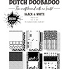 Dutch Doobadoo Paper Set A4 Black & White Dream Plan Do (4x6pcs) (473.005.042) (OUTLET)
