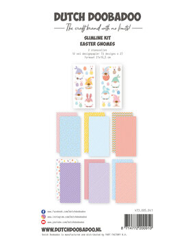 Dutch Doobadoo Crafty Kit Slimline Easter Gnomes (473.005.041) (OUTLET)