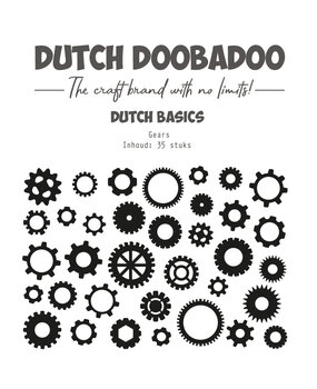 Dutch Doobadoo Dutch Basics A7 Gears (35pcs) (472.950.016) (OUTLET)