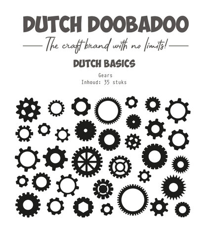 Dutch Doobadoo Dutch Basics A7 Gears (35pcs) (472.950.016) (OUTLET)