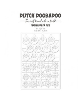 Dutch Doobadoo Dutch Paper Art A5 Ice Crystals (472.948.054) (OUTLET)